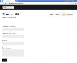 print site contato